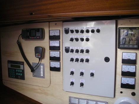 Le tableau électrique dans son écrin