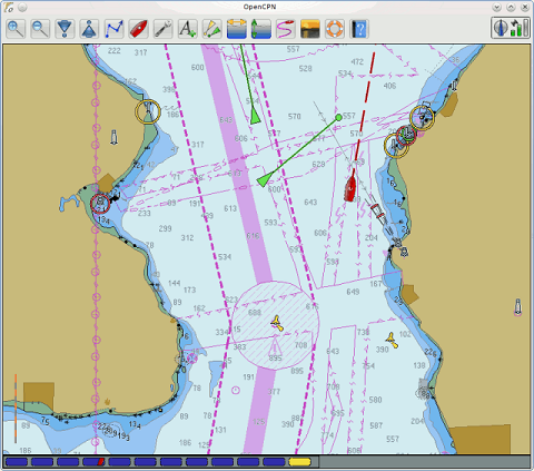 Copie d'écran OpenCPN